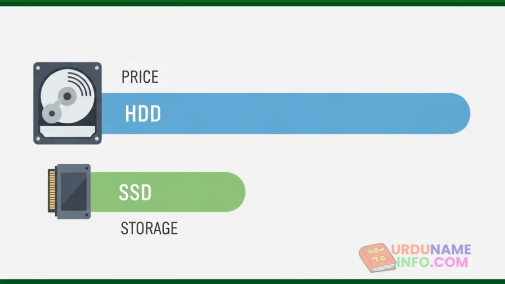 Storage Capacity and Price Difference